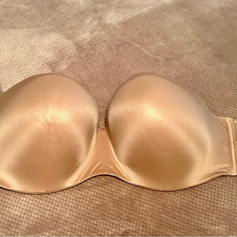 Victoria's Secret Gold Strapless Bra